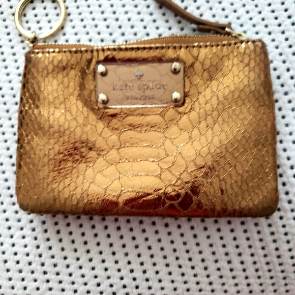 Kate Spade Croco Coin Purse - Picture 1 of 3